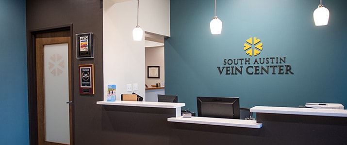 South Austin Vein Center reception area