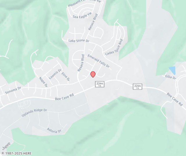 Location Map: 11612 Bee Cave Rd. Lake Pointe II Bee Cave, TX 78738